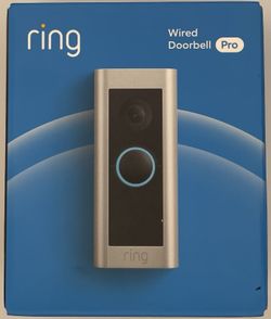 Ring Wired Doorbell Pro (Video Doorbell Pro 2) 1536p HD+ - New Sealed