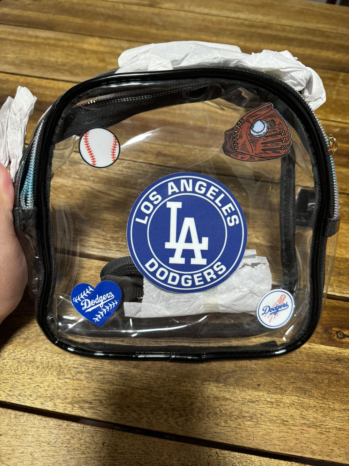 New. Clear Dodgers Stadium Bags