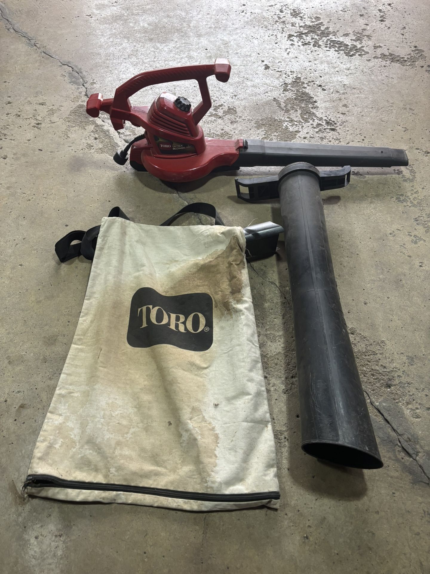 Toro Electric Leaf Blower And Vacuum