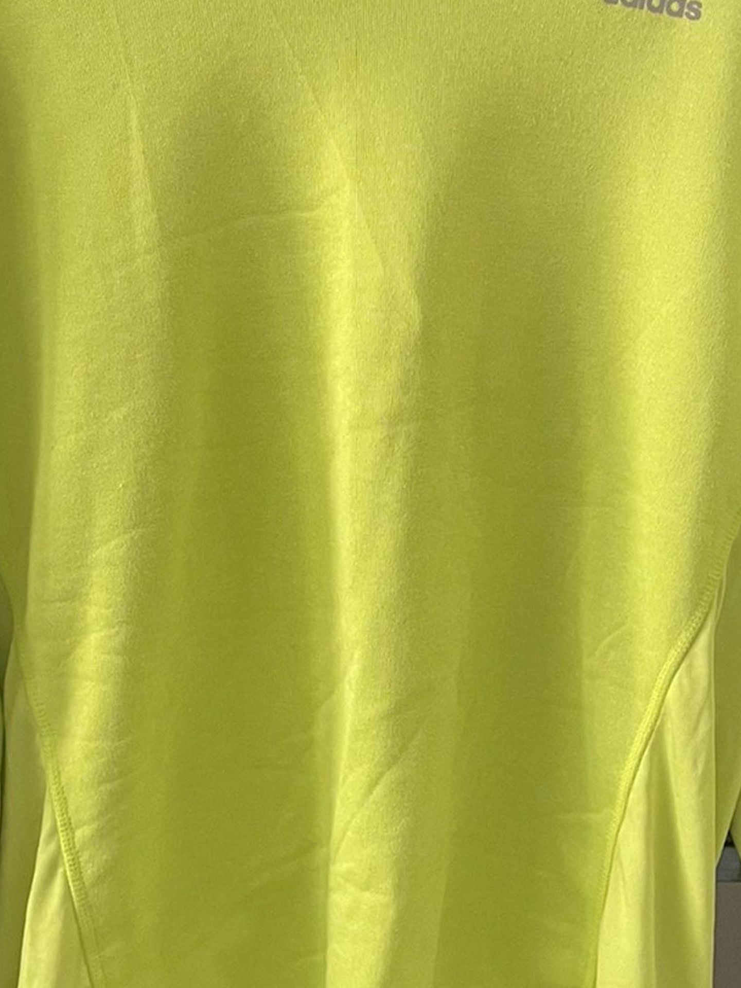 Adidas Neon Yellow/Green Light Weight Sweatshirt Hoodie NWOT