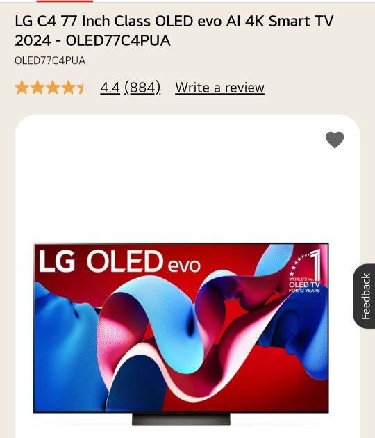 ๐ฅLG C4 77" OLED TV ๐ฅ Must Have!