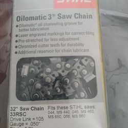 32" Still Chainsaw /// Cadena Nueva Para Moto Sierra