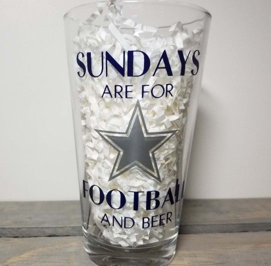 Dallas Cowboys Beer Glass