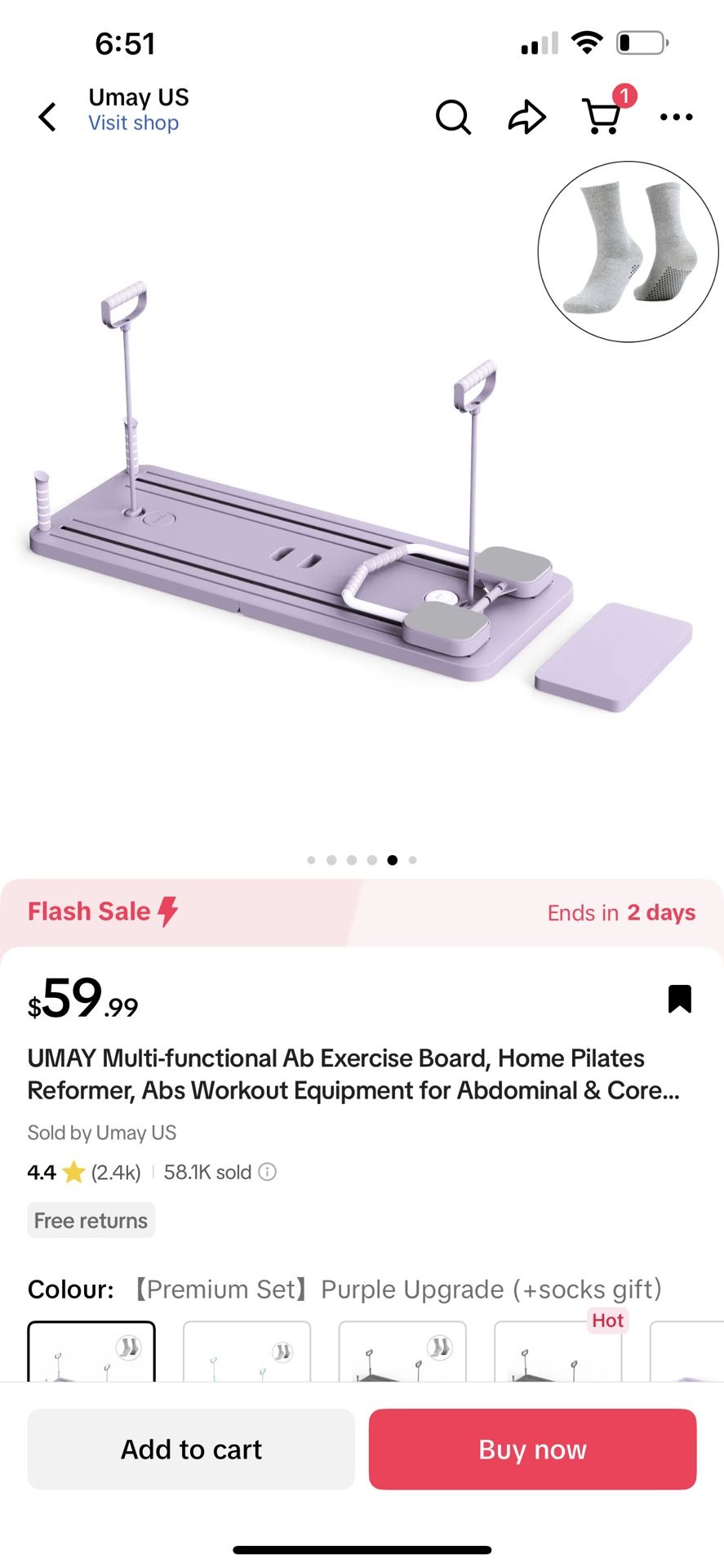 Tic Toc Pilates Board