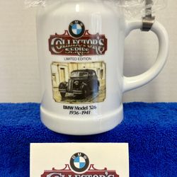 BMW Collectors Series Limited Porcelain Lidded Beer Steins 1990’s