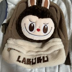 Labubu Fleece Backpack