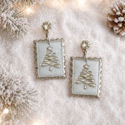 Christmas Handmade Polymer Clay Earrings