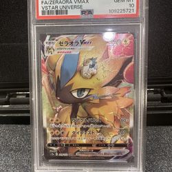 2022 Pokémon Japanese Zeraora VMAX VSTAR Universe PSA 10 