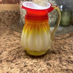 Vintage Glass Pitcher