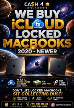 Buying iCloud locked MacBooks iPhones iPads