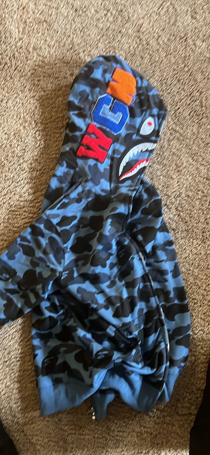 Blue Bape Hoodie