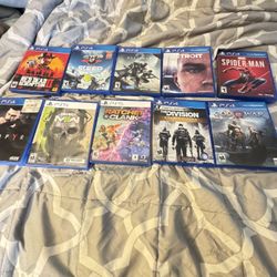 PlayStation five games and for a PlayStation 4