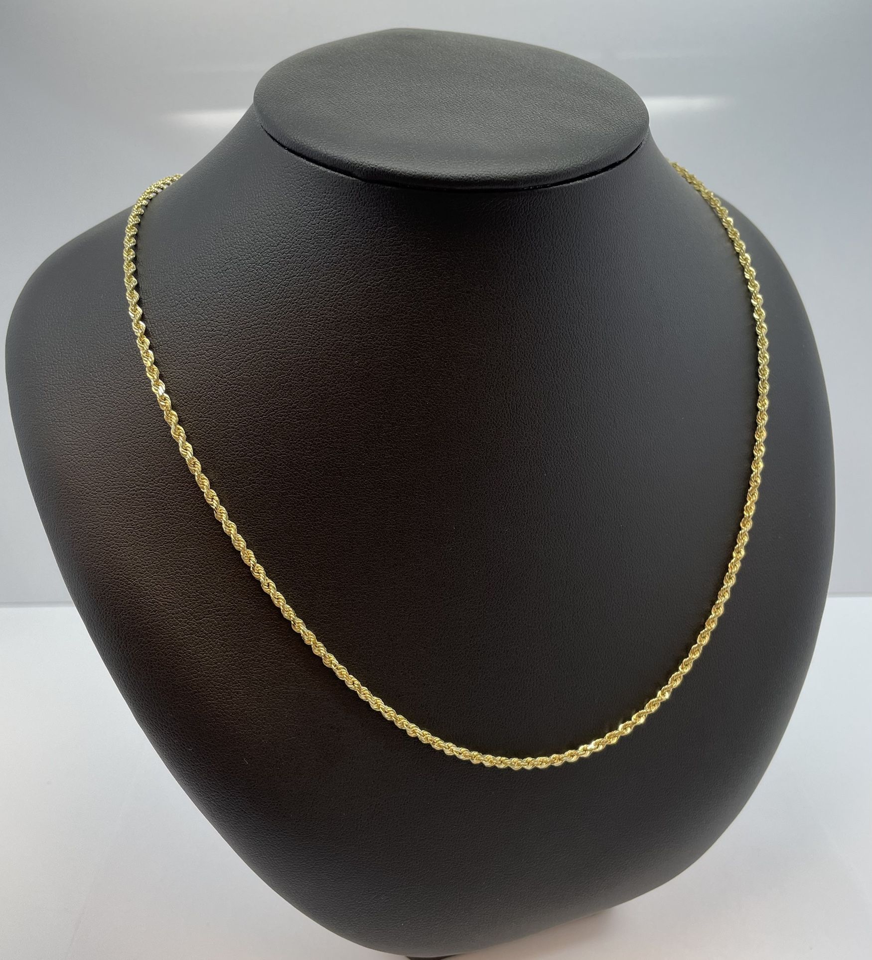 10K Gold Rope Chain. New 