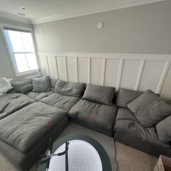 Restoration hardware Cloud Luxe Couch (ONLY TWO PIECES)