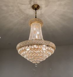 Real Crystal Chandelier 