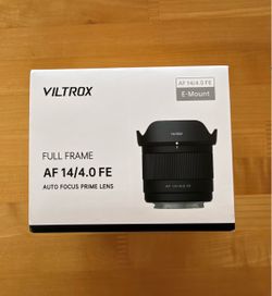 VILTROX 14mm F4.0 FE Prime Lens, Full Frame Auto Focus Lens for Sony