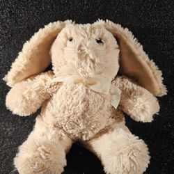 Vintage 2015 Animal Adventure Tan Beige Easter Bunny Rabbit Stuffed Animal Plush