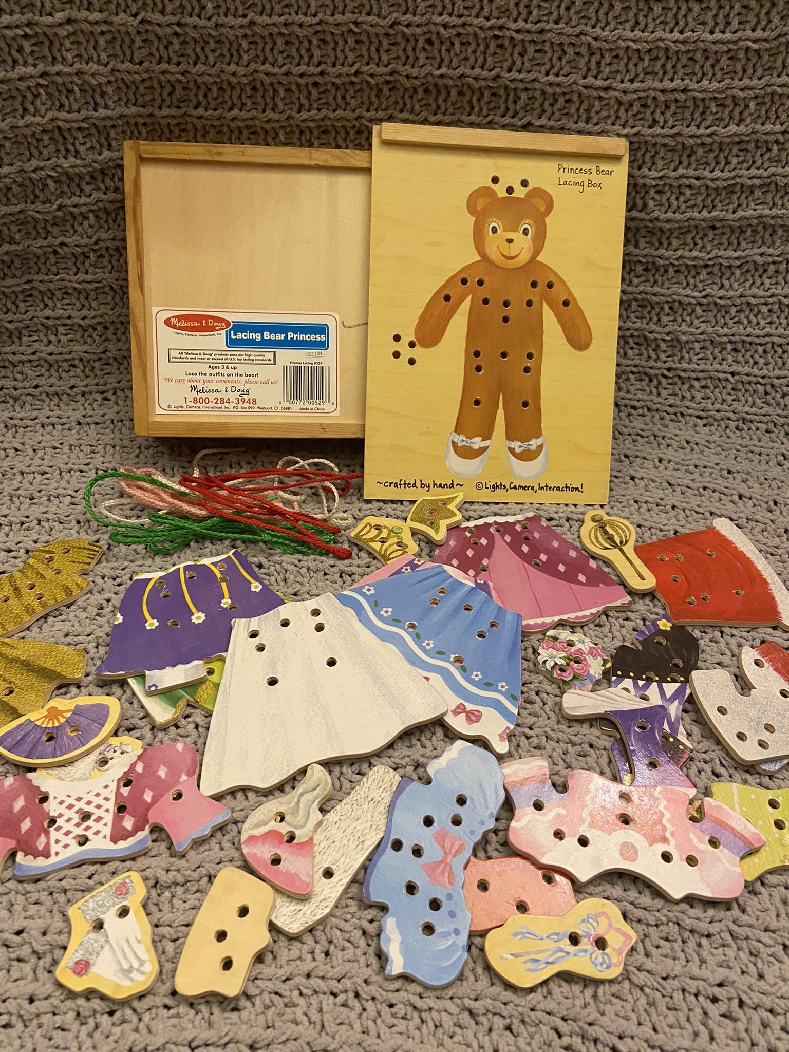 Melissa And Doug Lacing Bear Princess