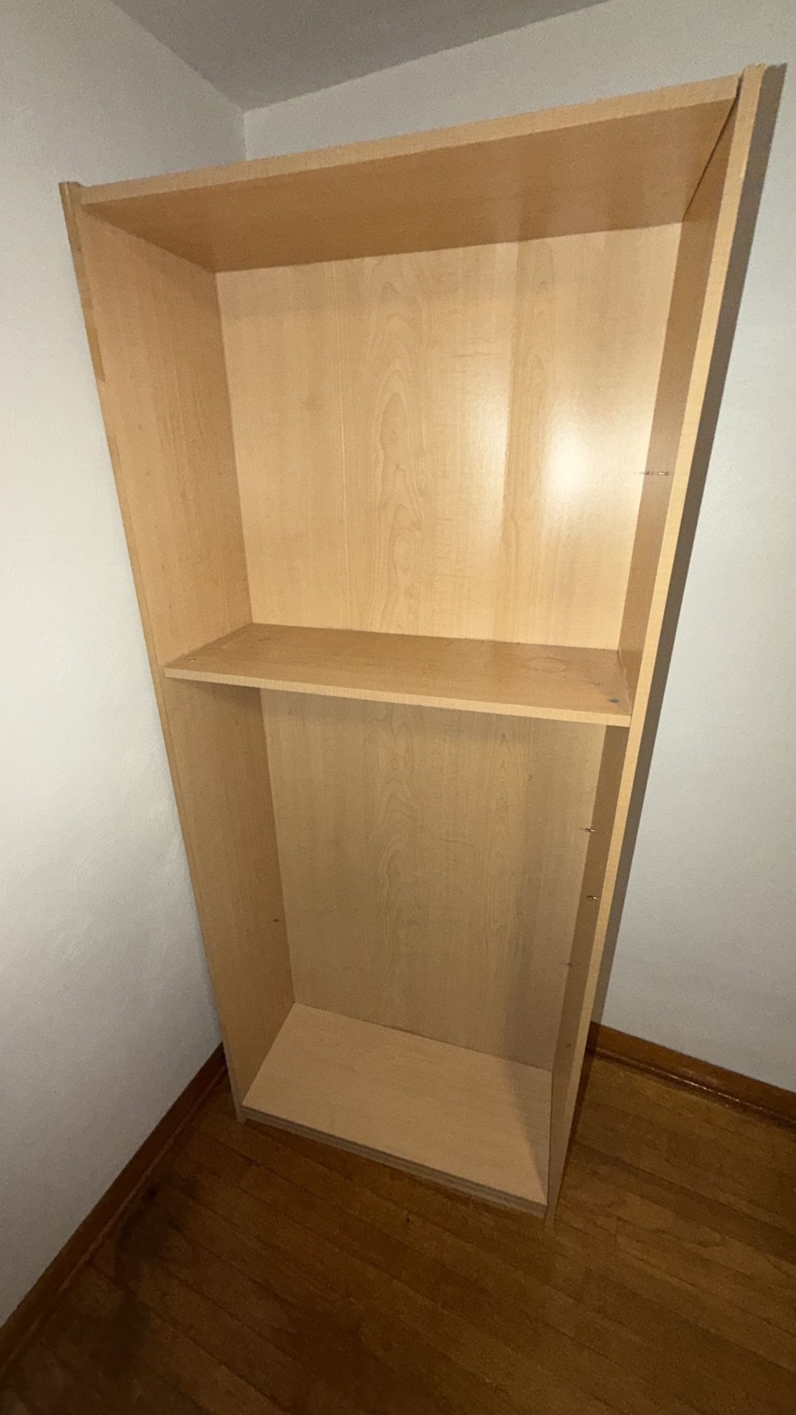 Wood Wardrobe / Shelving Unit