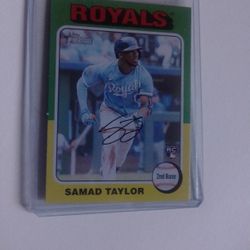 Samad Taylor Rookie Card Card No317