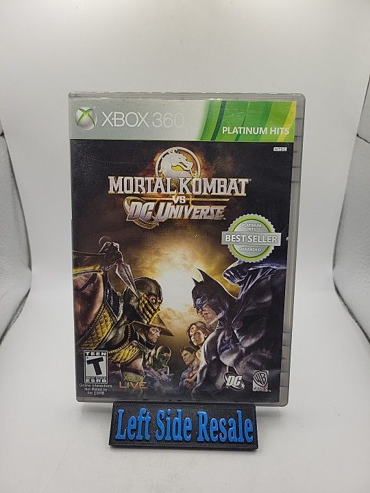 Mortal Kombat vs. DC Universe ( Xbox 360, 2008 ) - CIB -