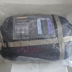 SOULOUT  Envelope Sleeping Bag  Updated Version Single Person 4 Seasons Dk. Gray