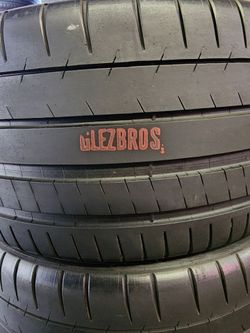 Very Good Pair of 285/35ZR19 (99Y) Michelin Pilot super sport ZP just$200 free Installation Only At GM Bros Garage In S El Monte Ca