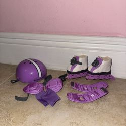 American Girl Doll Roller Skating Set