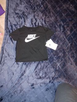 Nike Kids Black Graphic T-Shirt