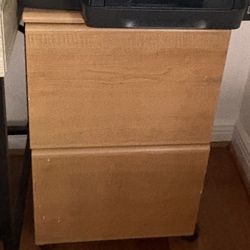 Small 2 Drawer Filing Cabinet. 