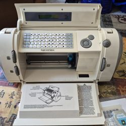 Cricut Personal Electronic Cutter CRV001 + 5 Cartridges Bundle (Works, No Computer Needed)