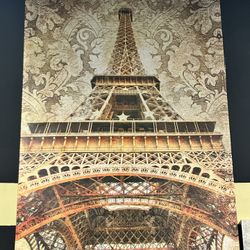 Massive Eiffel Tower Canvas