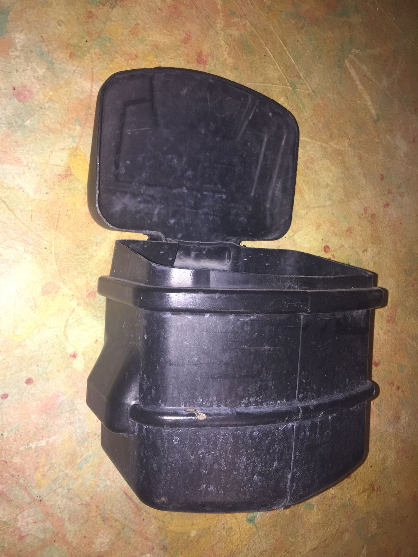 Plastic container for beach , golf cart, boat etc