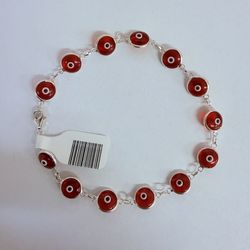 Sterling Silver Eye Bracelet 