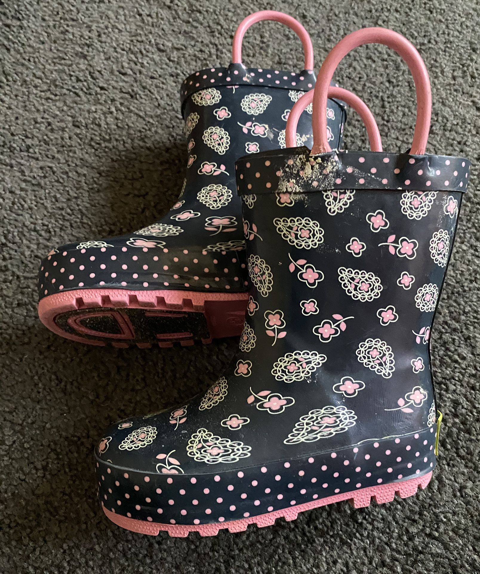 Western Chief toddler girl’s rain boots size 5/6