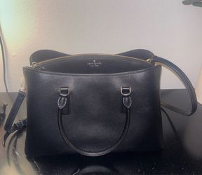 Kate Spade Black Leather Satchel Bag Brand New