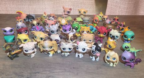 53 Littlest Pet Shop LPS Figures Lot Gen 2 More Vintage