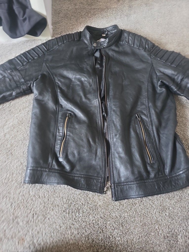 Black Leather Jacket 
