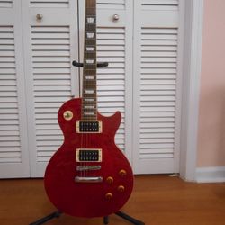 EPIPHONE LES PAUL CLASSIC - RED GUITAR W CASE