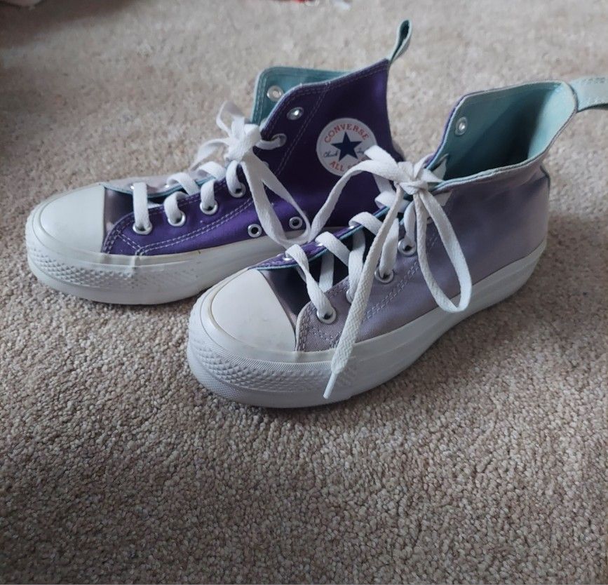 Converse Chuck Taylor All Star Move Platform High Tops.