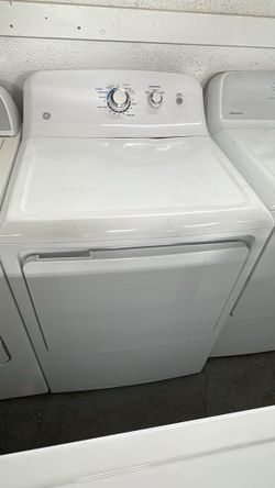 GE White Front-Load Dryer