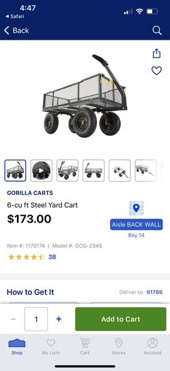 Garcilla Cart Make An Offer