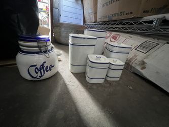 Coffee, Sugar And Flour Canister 