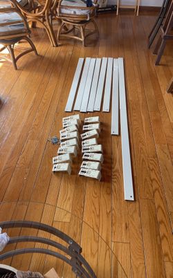 2 1/2" Pocket Rods - Lot Of 8 With Hardware