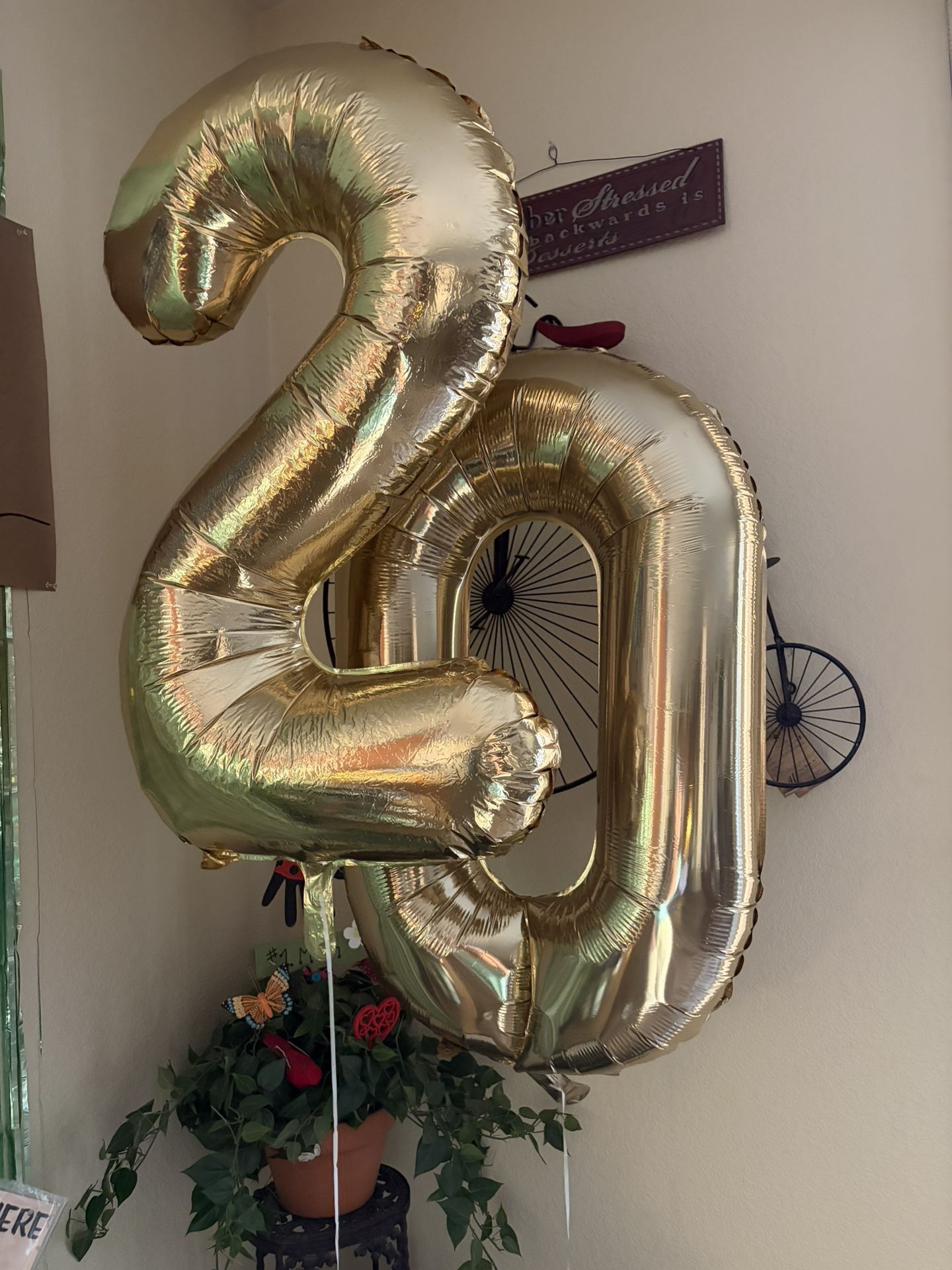 20th birthday balloons 
