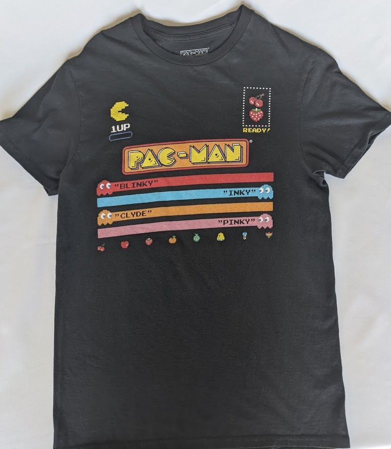 Pacman T-Shirt Atari Retro Vintage Arcade Game - OBO