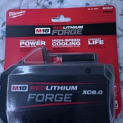 Milwaukee M18 Redlithium Forge XC8.0 Battery