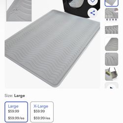 cat litter mat