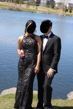 Elegant Black Night Dress