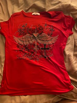 Dark Red Gemstone Shirt